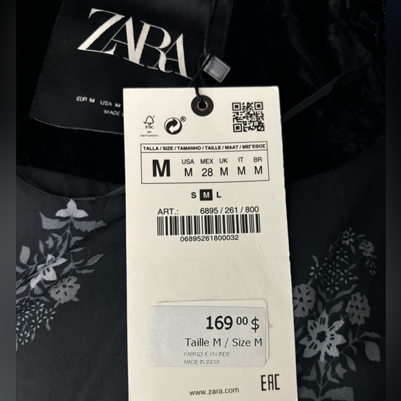 Zara Embroidered Velvet Jacket - Picture 10 of 10